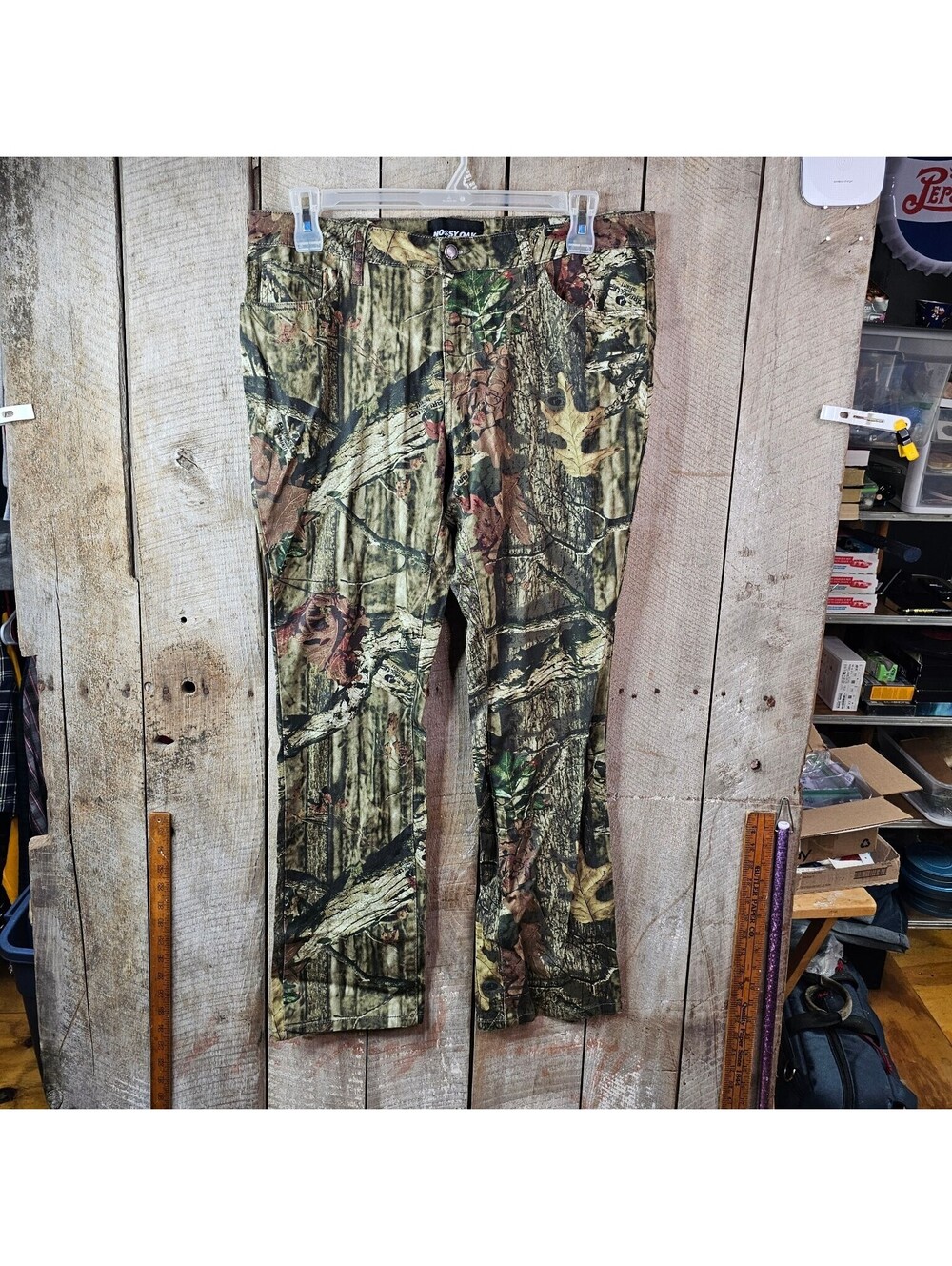 Mossy Oak Camouflage Hunting Pants Womens Size 14 Cotton Blend Stretch Outdoor